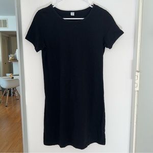 Old Navy Black T-shirt Dress